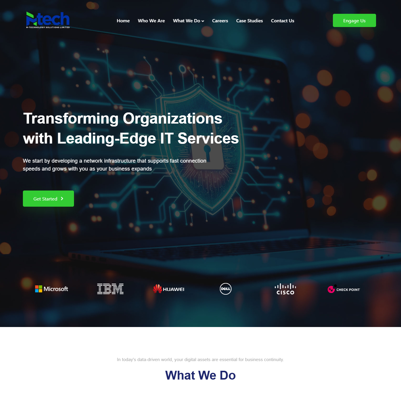M-Technology Solutions Screenshot
